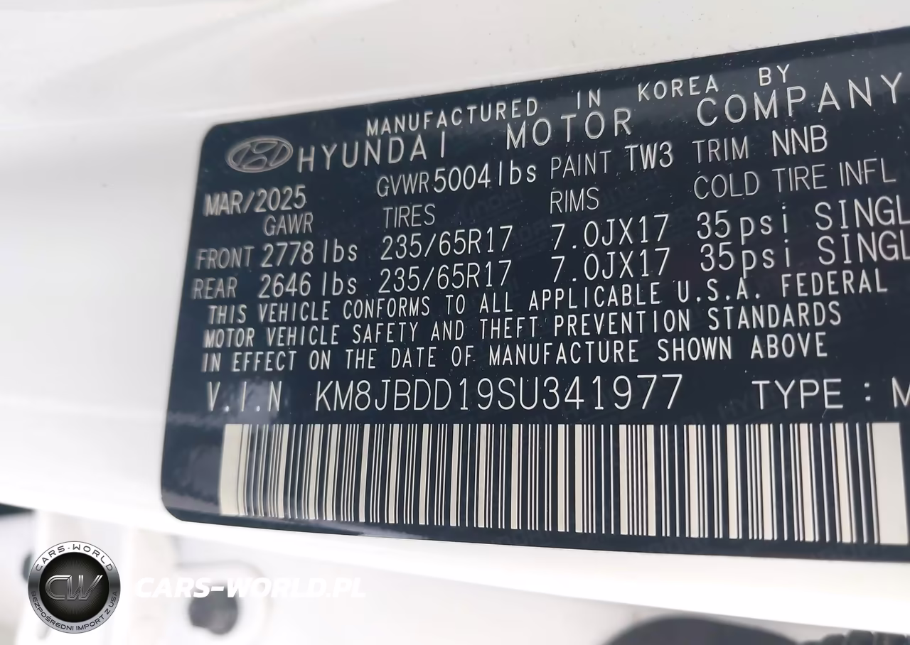 2025 Hyundai Tucson Hybrid Blue VIN:KM8JBDD19SU341977 - 9