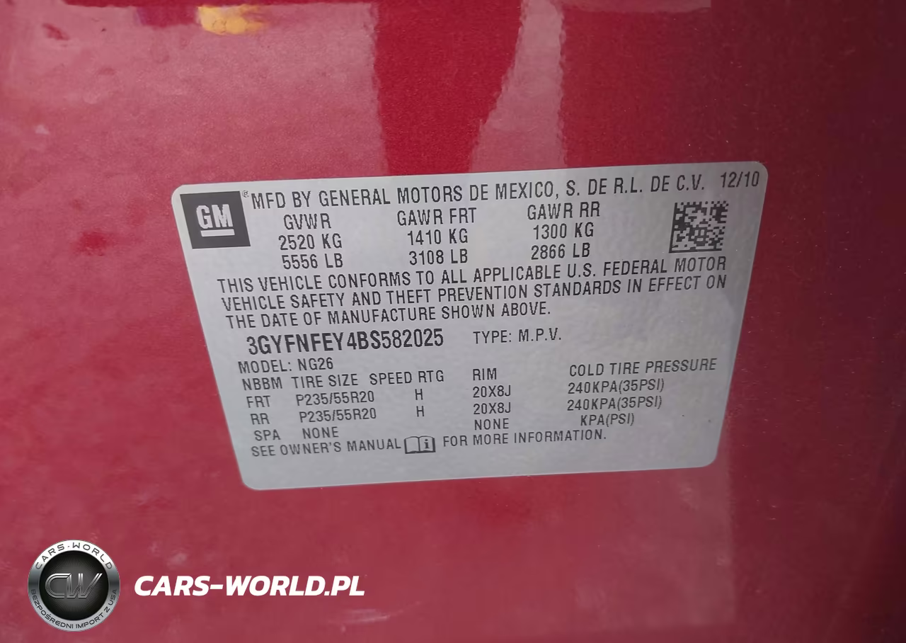 2011 Cadillac Srx Premium Collection VIN:3GYFNFEY4BS582025 - 9