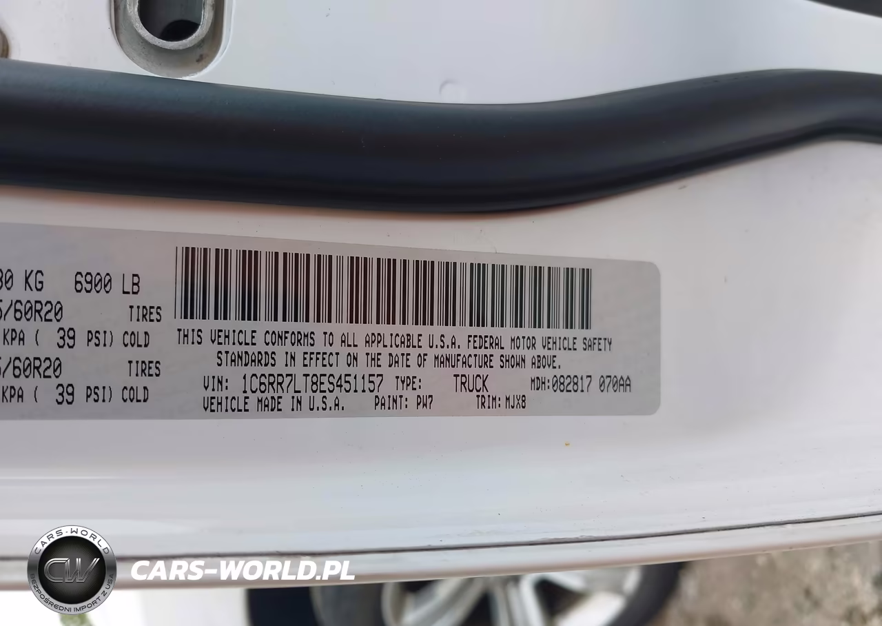 2014 Ram 1500 Big Horn VIN:1C6RR7LT8ES451157 - 9