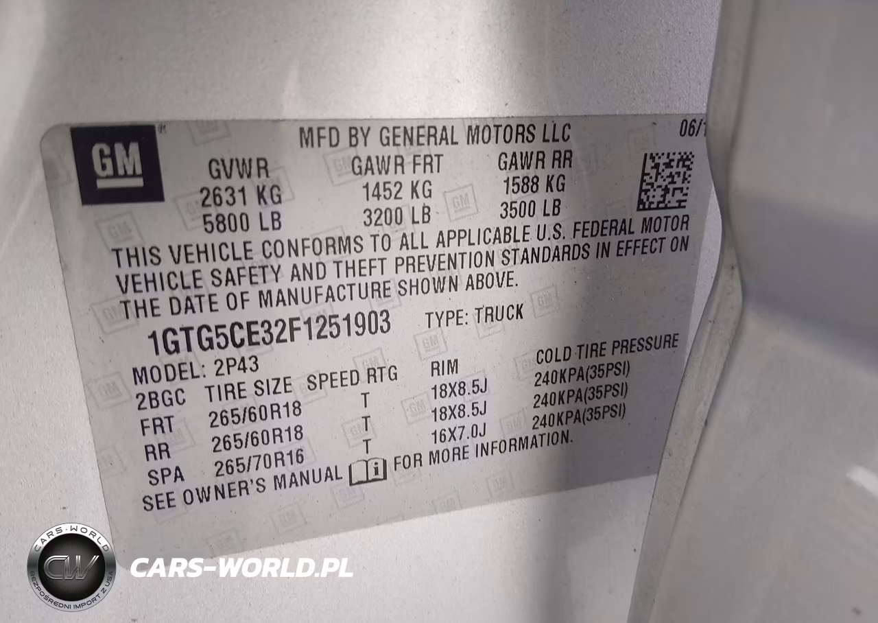 2015 GMC Canyon Slt VIN:1GTG5CE32F1251903 - 9