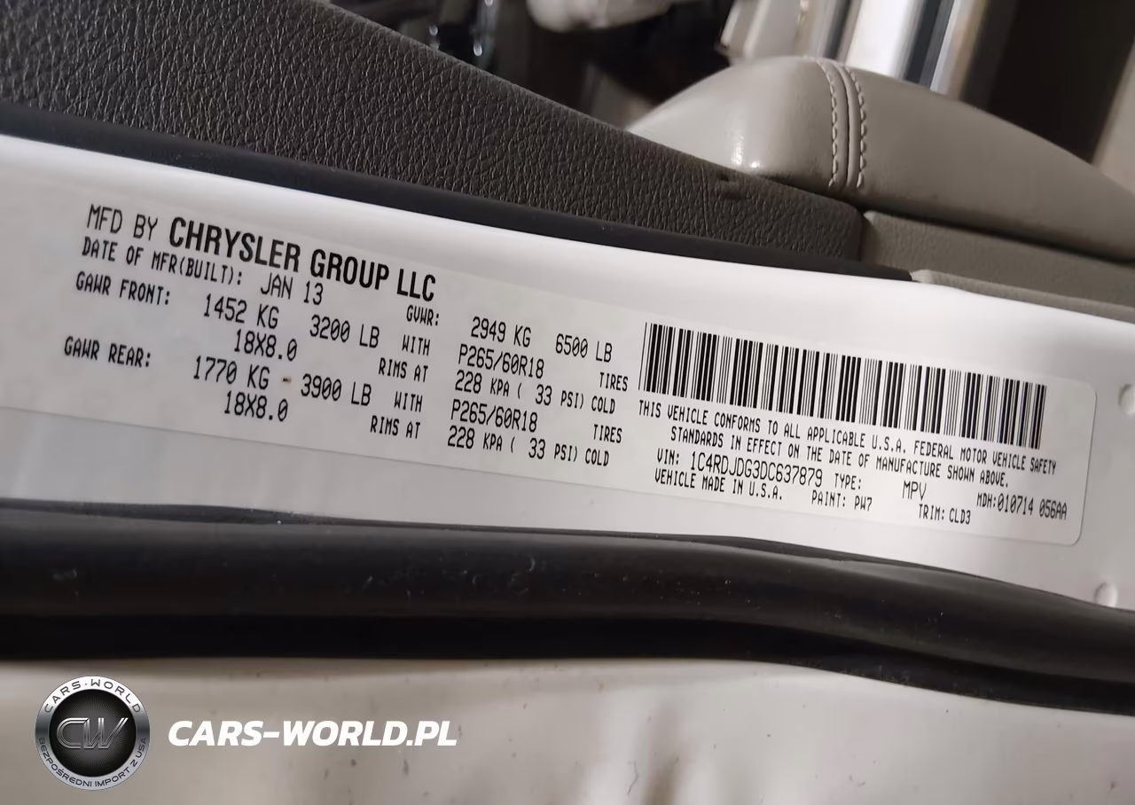 2013 Dodge Durango Crew VIN:1C4RDJDG3DC637879 - 9