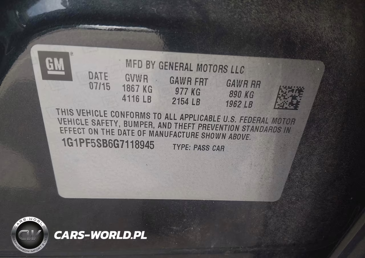2016 Chevrolet Cruze Limited 2Lt Auto VIN:1G1PF5SB6G7118945 - 9