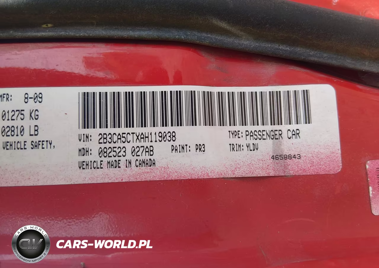 2010 Dodge Charger R-T VIN:2B3CA5CTXAH119038 - 9