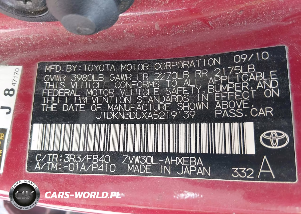 2010 Toyota Prius Iii VIN:JTDKN3DUXA5219139 - 9