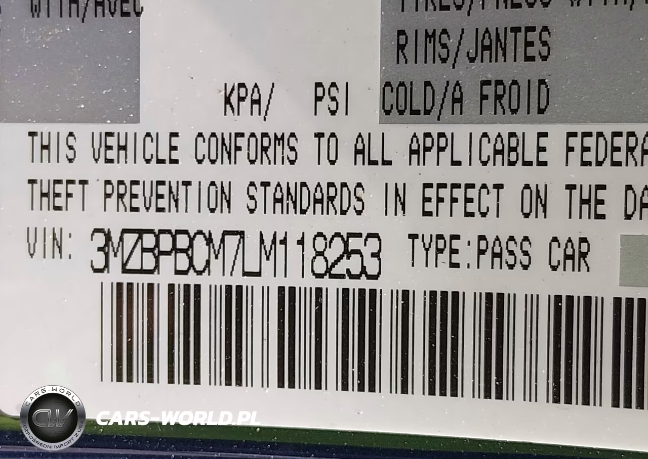 2020 Mazda Mazda3 Select Package VIN:3MZBPBCM7LM118253 - 9