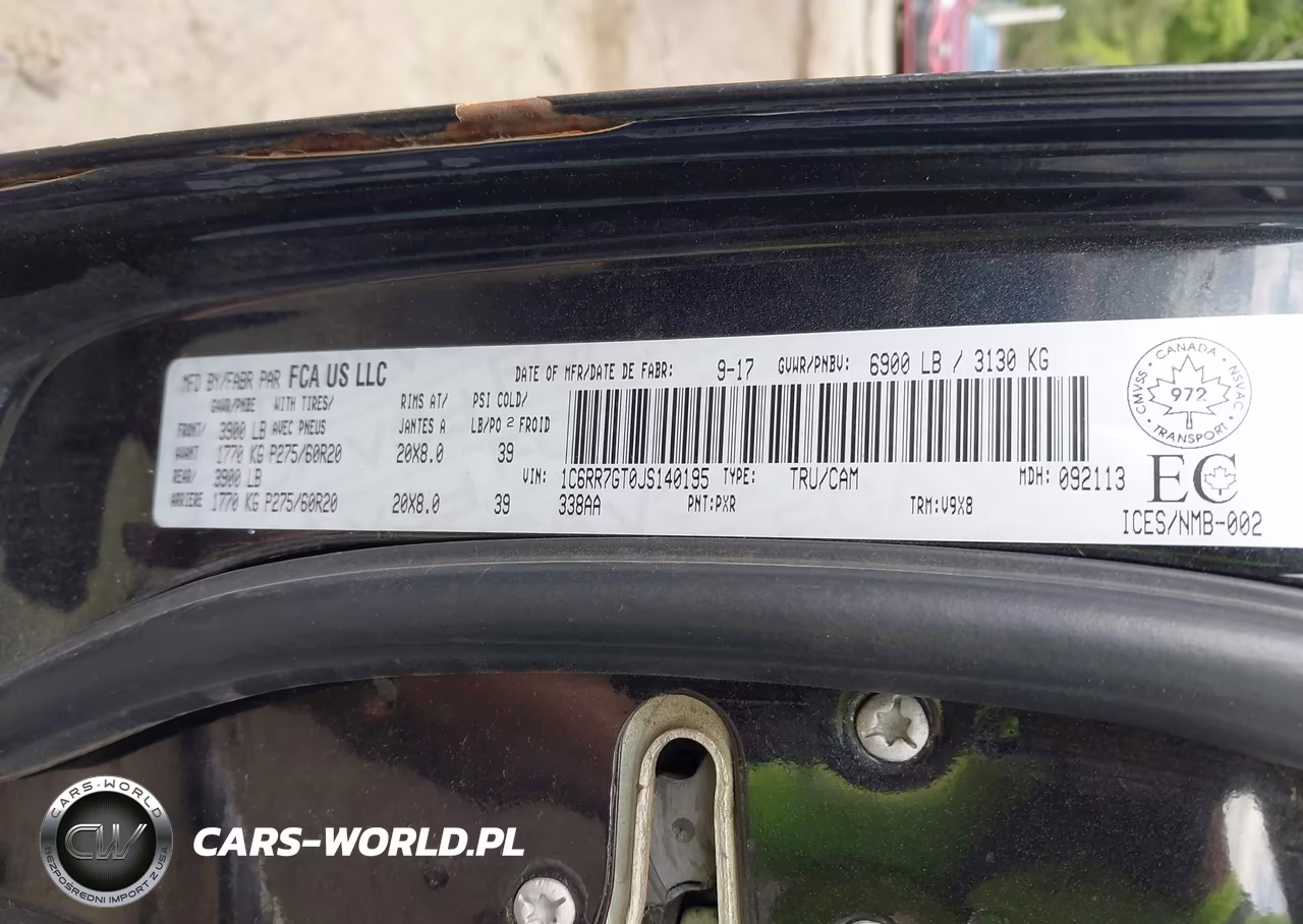 2018 Ram 1500 Slt VIN:1C6RR7GT0JS140195 - 9