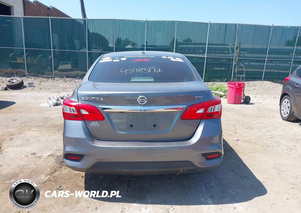 2019 Nissan Sentra Sv VIN:3N1AB7APXKY312129 - 17