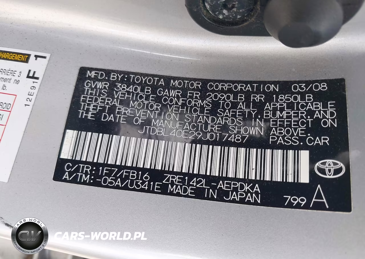 2009 Toyota Corolla Le VIN:JTDBL40E29J017487 - 9