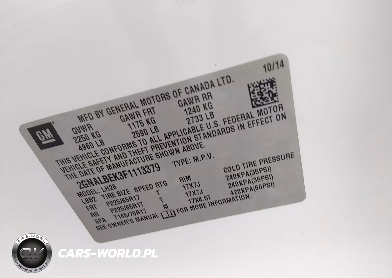 2015 Chevrolet Equinox Lt VIN:2GNALBEK3F1113379 - 9