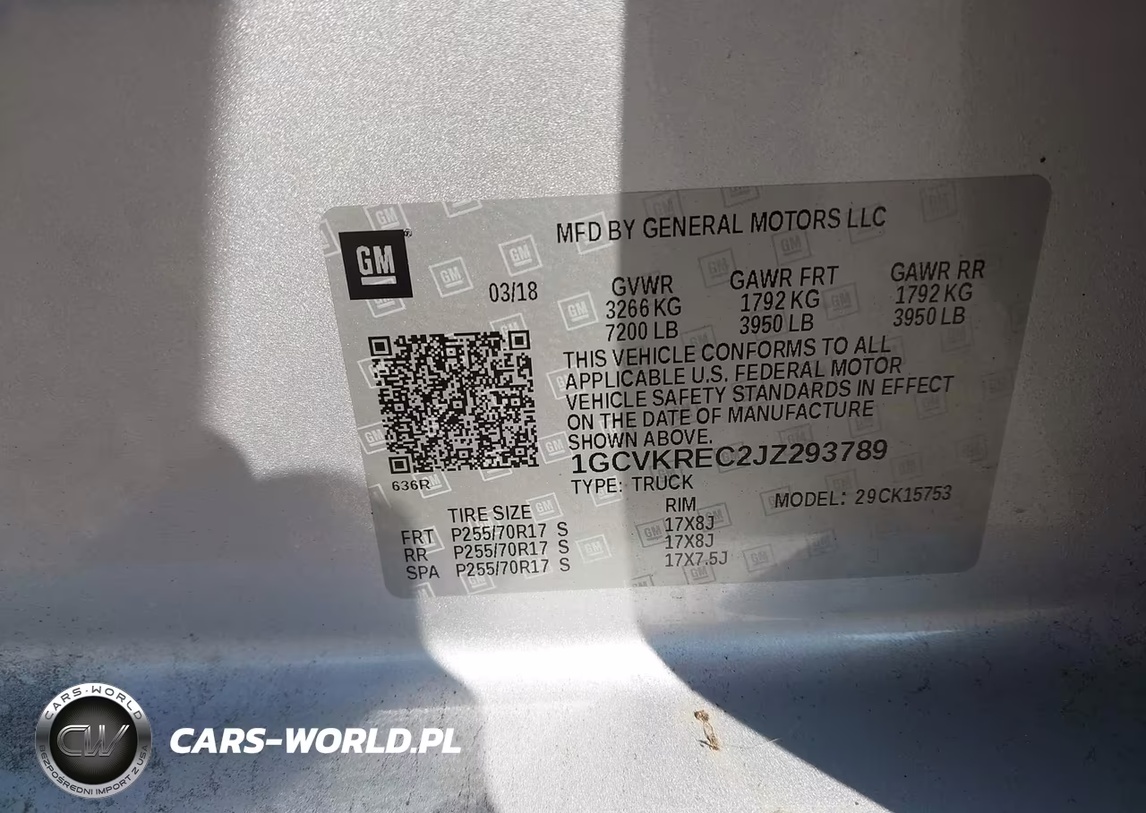 2018 Chevrolet Silverado 1500 1Lt VIN:1GCVKREC2JZ293789 - 9