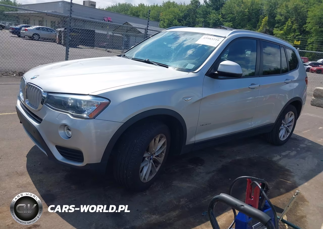 2016 BMW X3 xDrive28I VIN:5UXWX9C56G0D83102 - 2