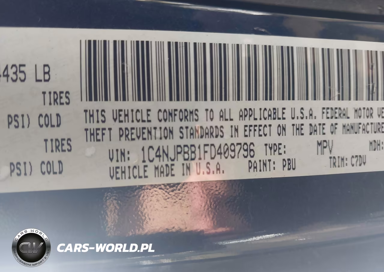 2015 Jeep Patriot Sport VIN:1C4NJPBB1FD409796 - 9