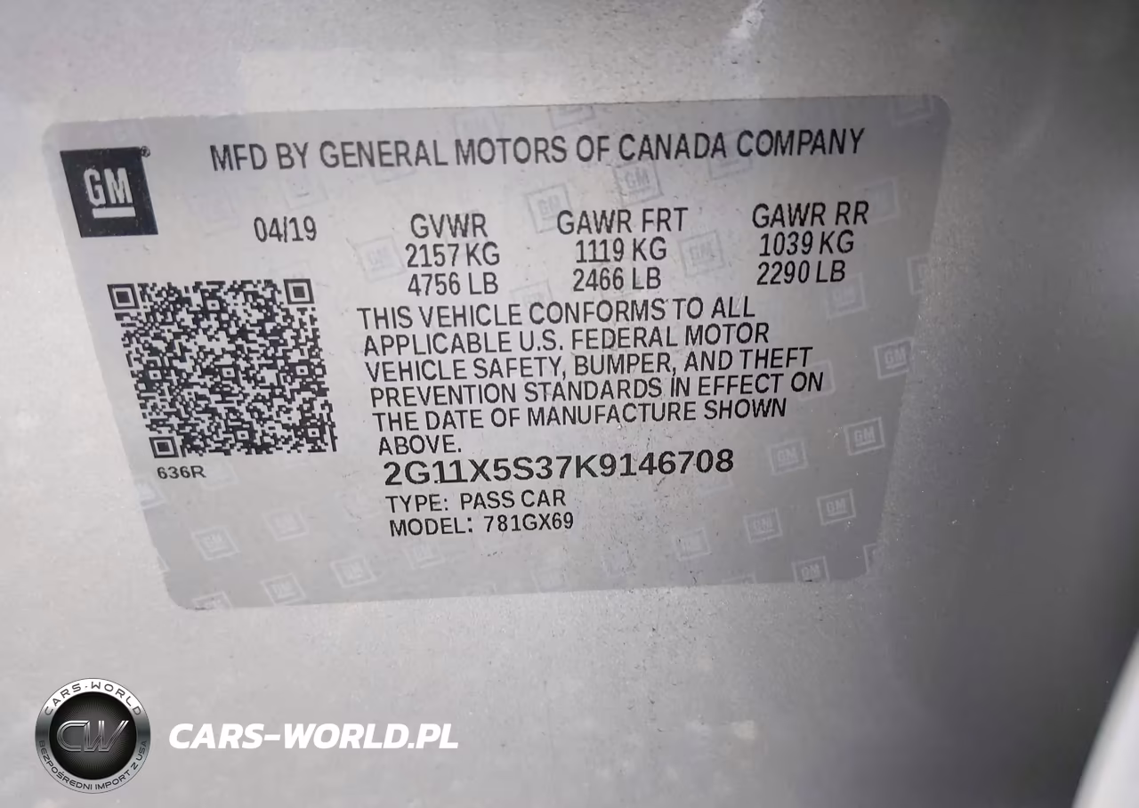 2019 Chevrolet Impala Ls VIN:2G11X5S37K9146708 - 9