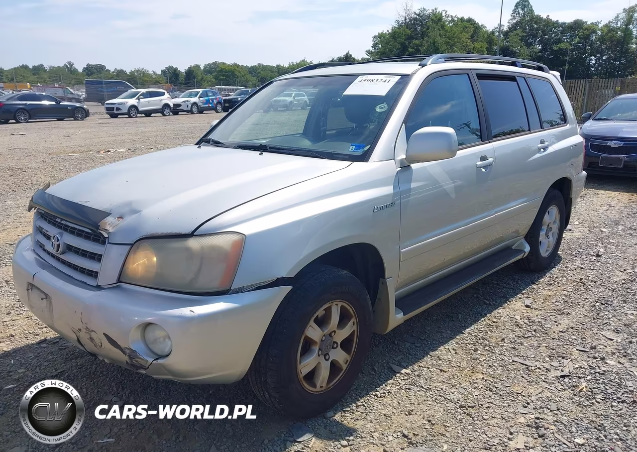 2003 Toyota Highlander Limited V6 VIN:JTEHF21A330120492 - 2