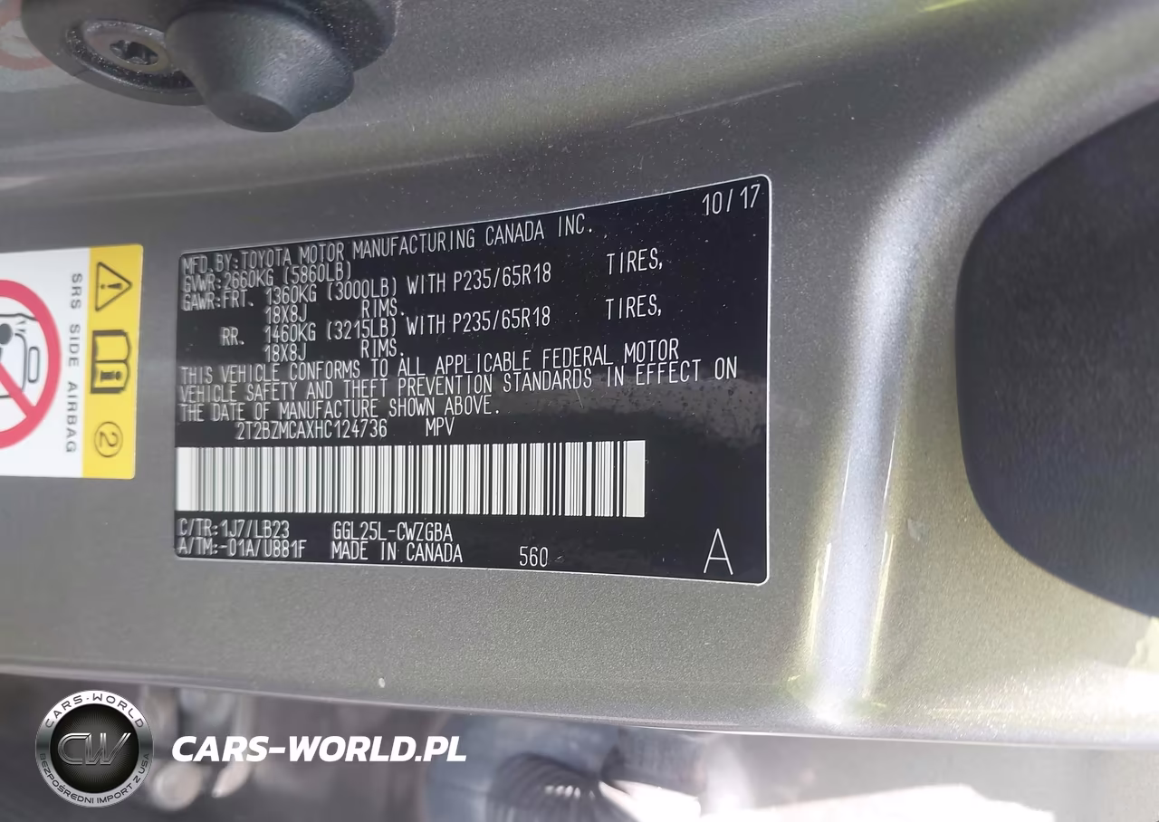2017 Lexus Rx 350 VIN:2T2BZMCAXHC124736 - 9