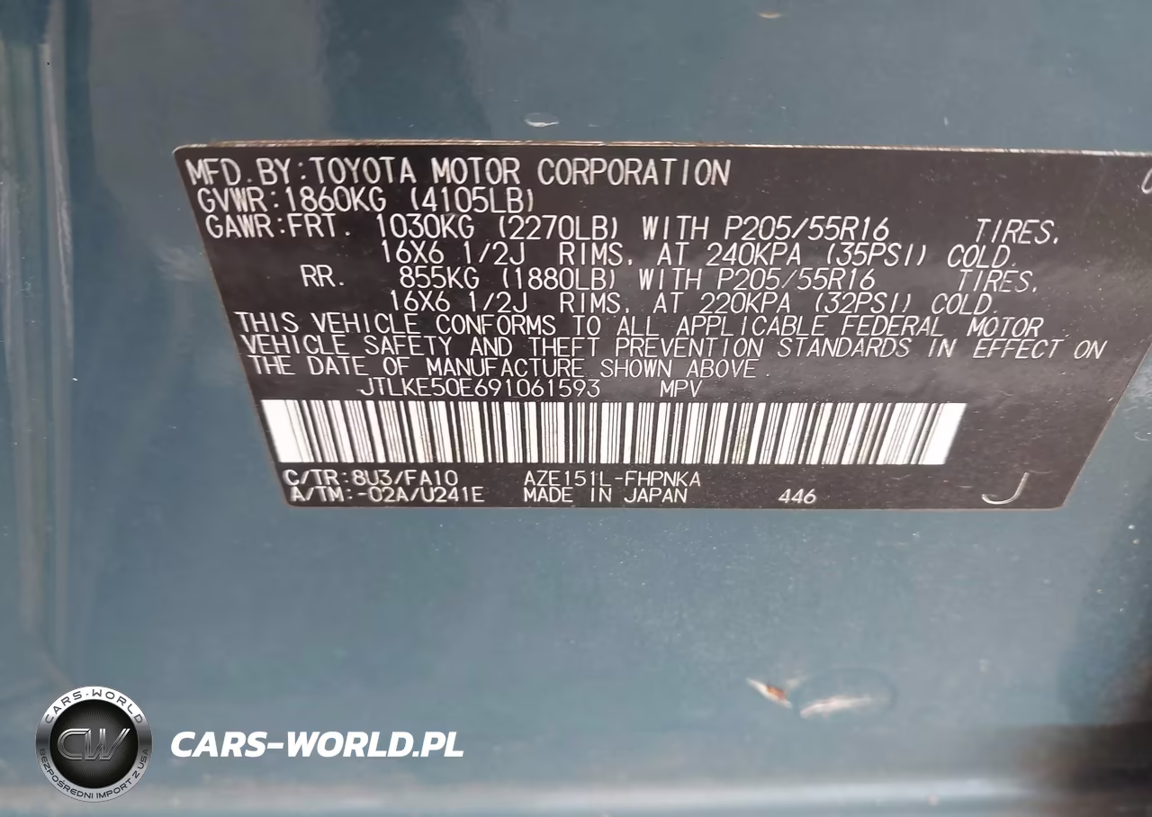 2009 Scion Xb VIN:JTLKE50E691061593 - 9