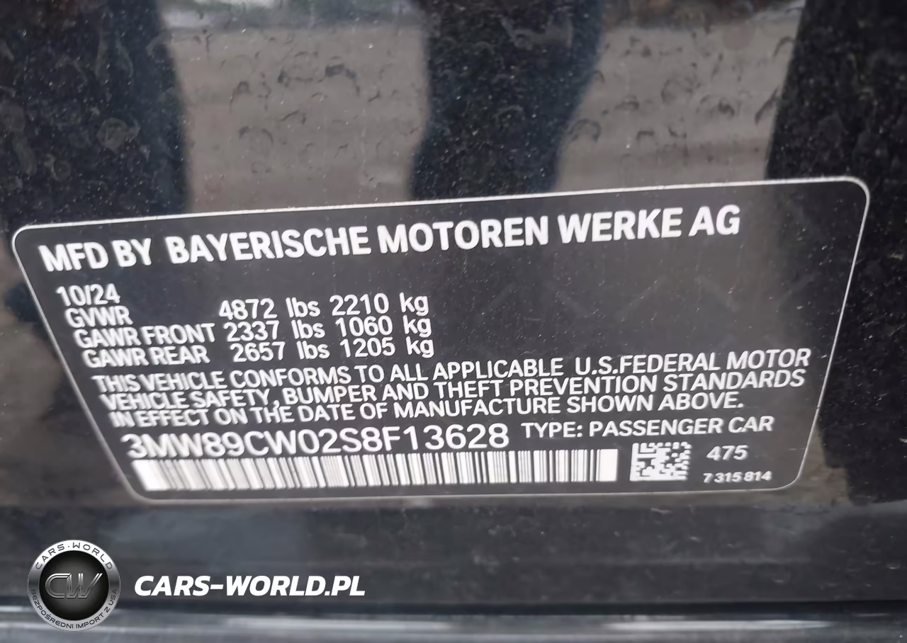2025 BMW 330I xDrive VIN:3MW89CW02S8F13628 - 9