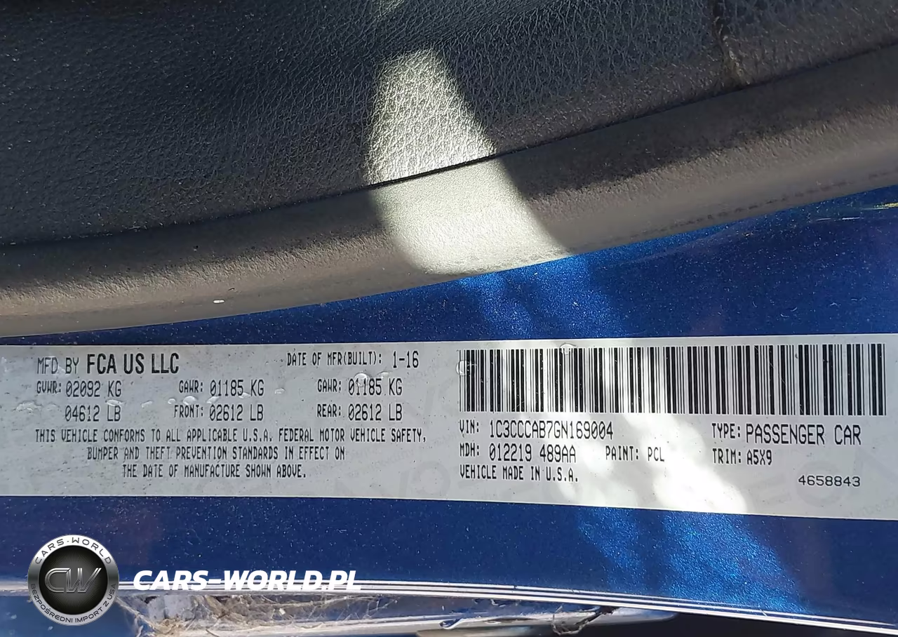 2016 Chrysler 200 Limited VIN:1C3CCCAB7GN169004 - 9