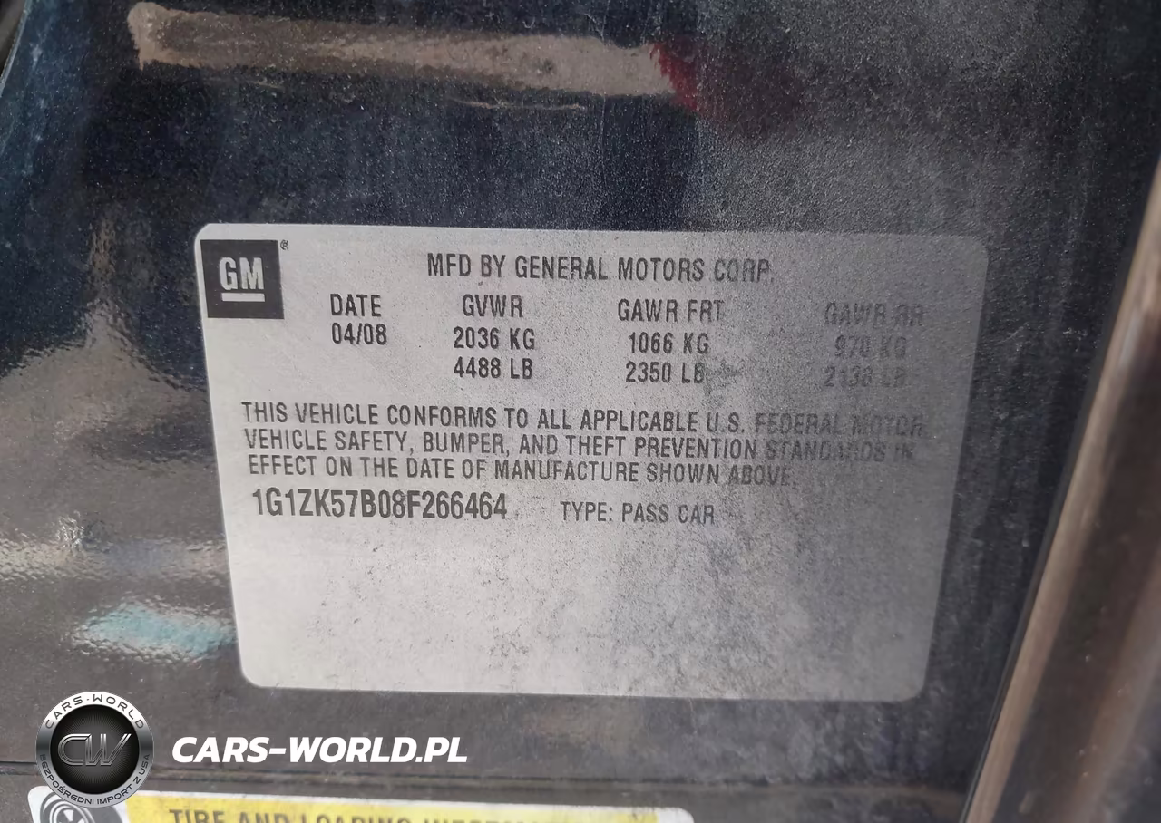 2008 Chevrolet Malibu Ltz VIN:1G1ZK57B08F266464 - 9