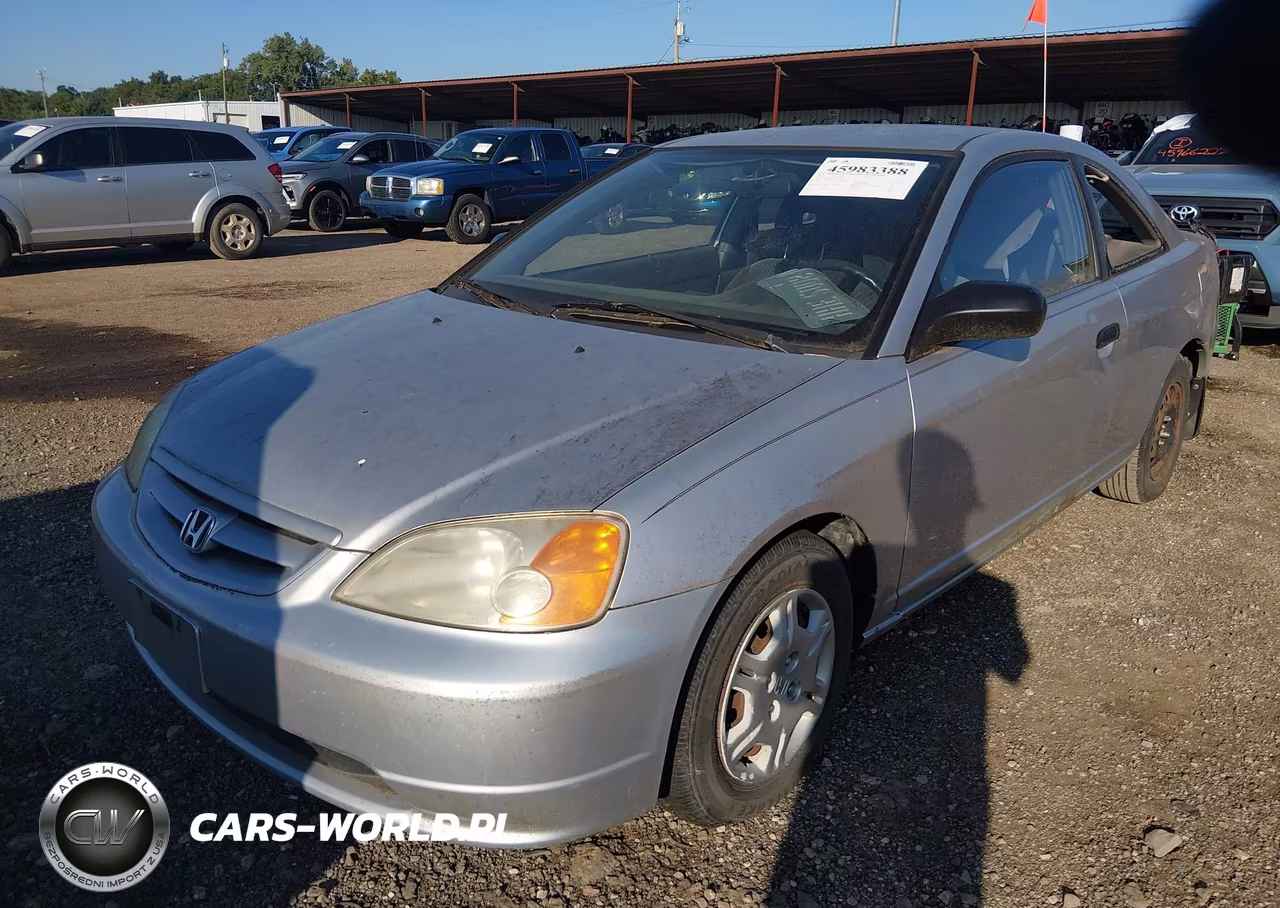 2001 Honda Civic Dx VIN:1HGEM21211L075393 - 2