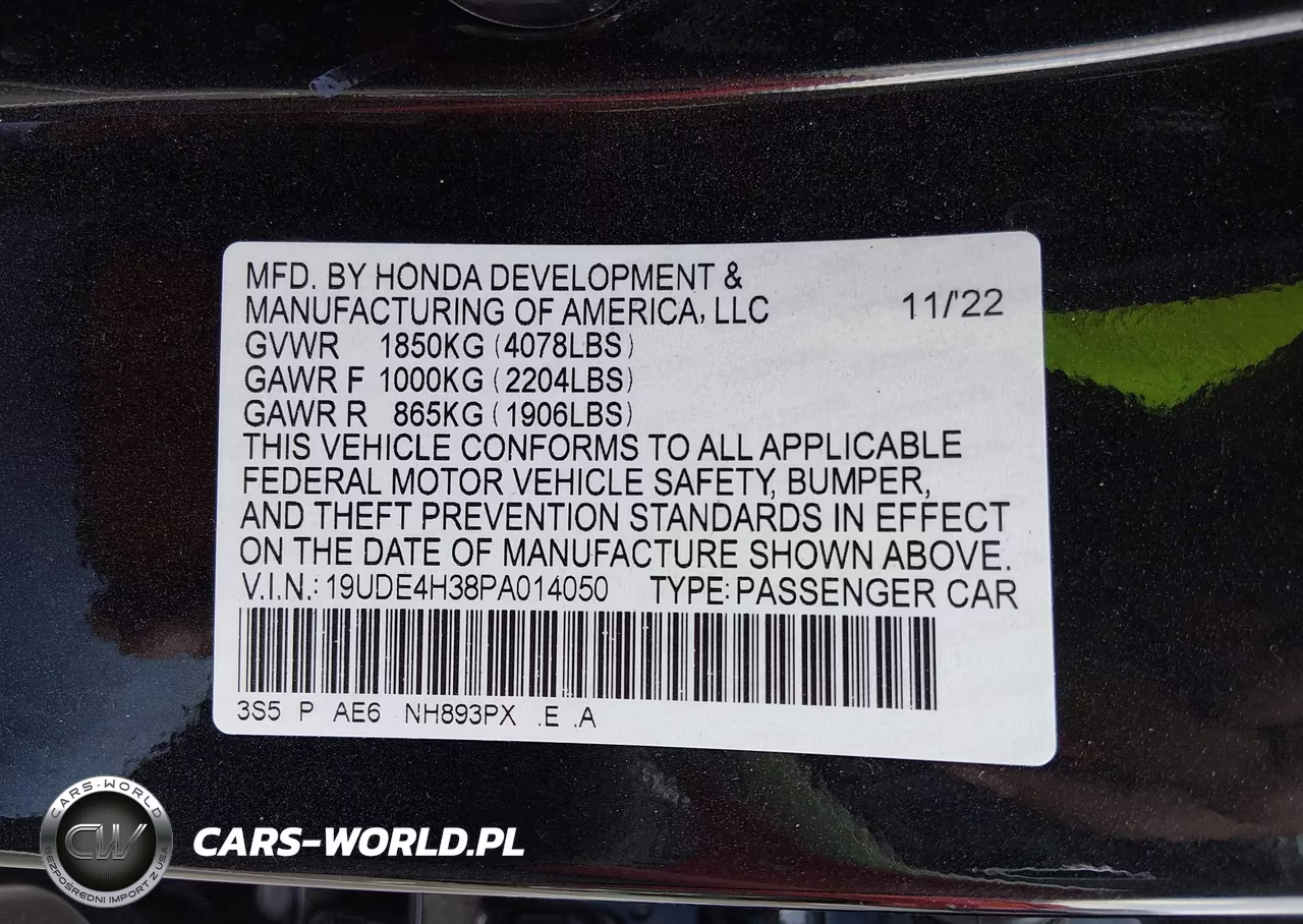 2023 Acura Integra A-Spec VIN:19UDE4H38PA014050 - 9