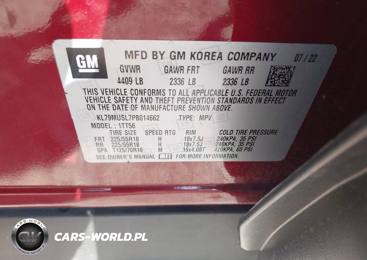2023 Chevrolet Trailblazer Awd Rs VIN:KL79MUSL7PB014662 - 9