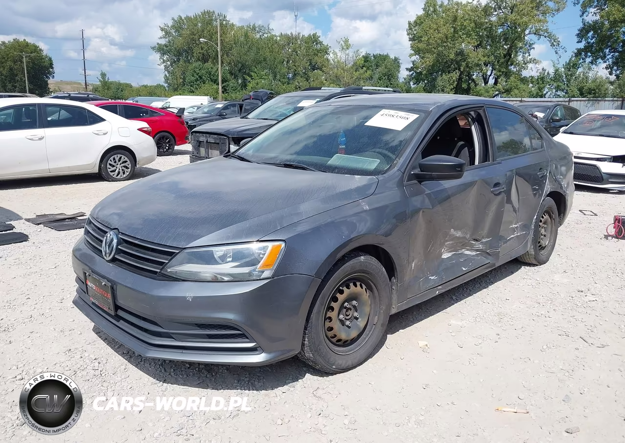 2015 Volkswagen Jetta 2.0L S VIN:3VW2K7AJ5FM318332 - 2
