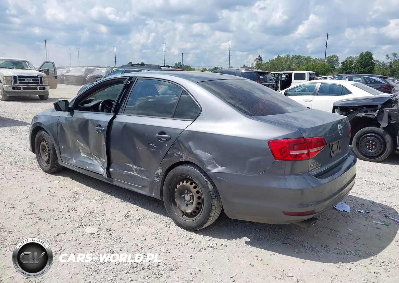 2015 Volkswagen Jetta 2.0L S VIN:3VW2K7AJ5FM318332 - 3