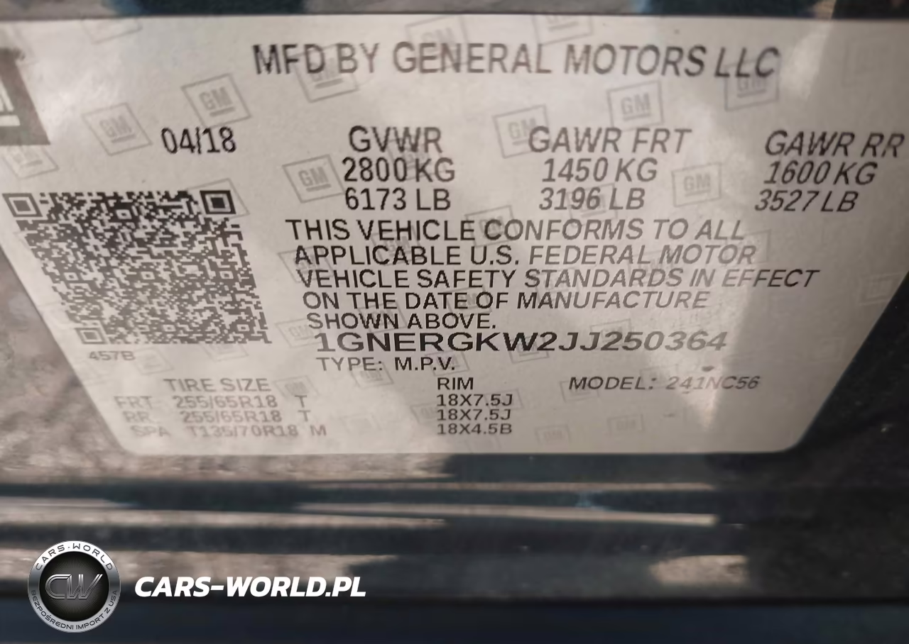 2018 Chevrolet Traverse Lt Cloth VIN:1GNERGKW2JJ250364 - 9