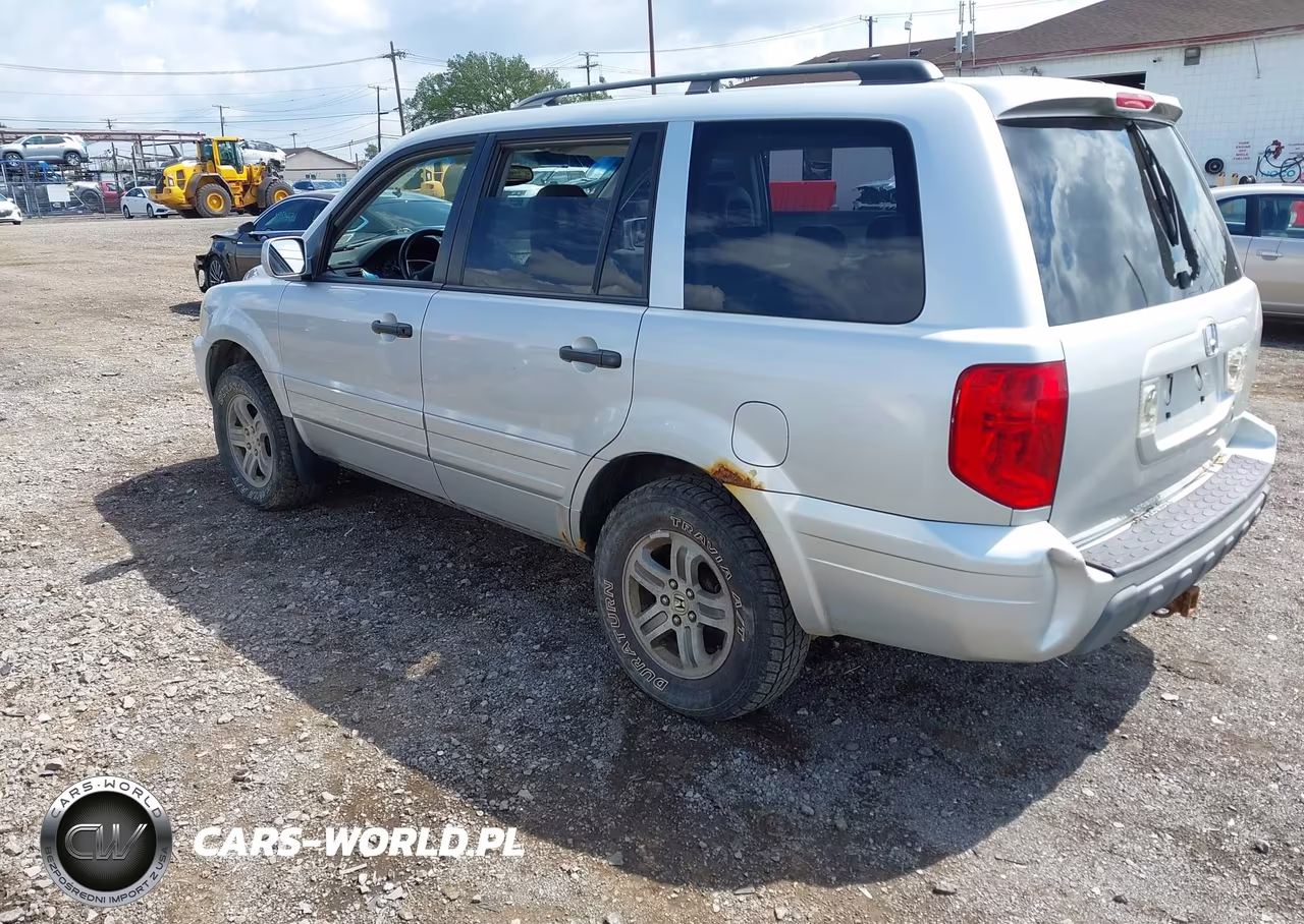 2004 Honda Pilot Ex-L VIN:2HKYF18544H505927 - 3