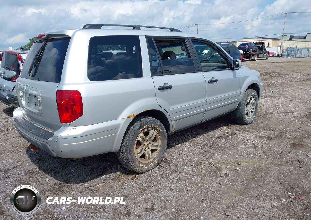 2004 Honda Pilot Ex-L VIN:2HKYF18544H505927 - 4