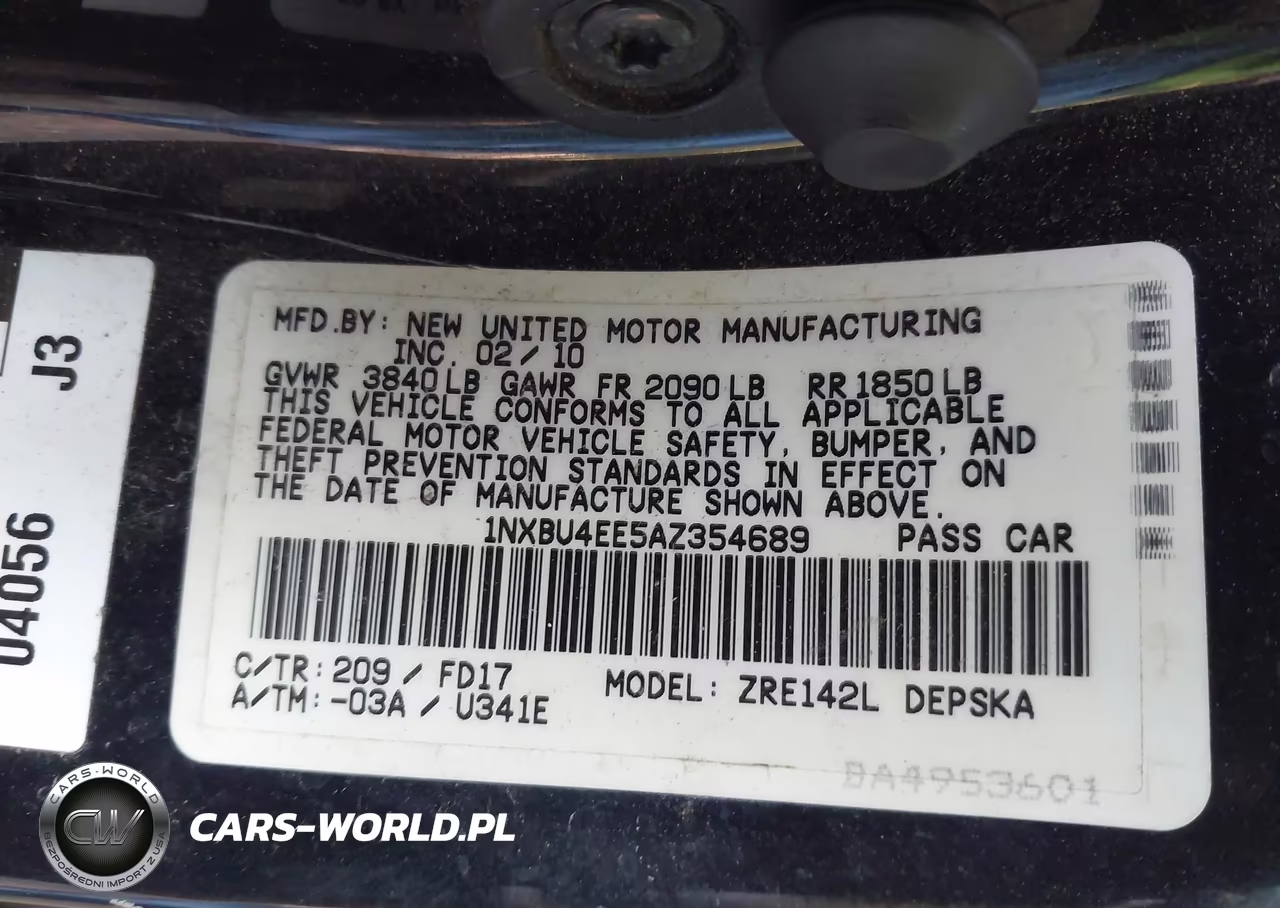 2010 Toyota Corolla S VIN:1NXBU4EE5AZ354689 - 9