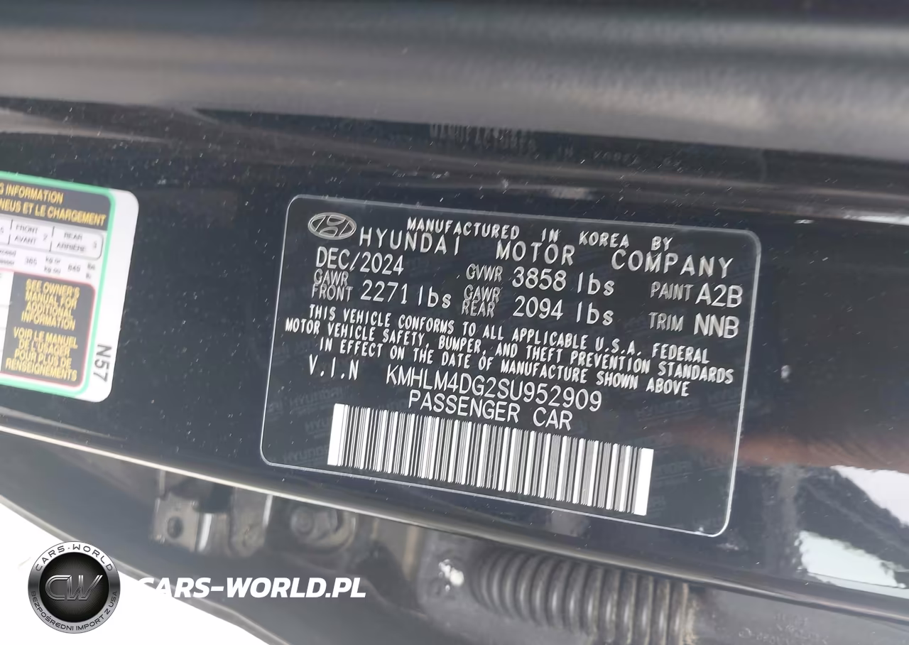 2025 Hyundai Elantra Sel Sport VIN:KMHLM4DG2SU952909 - 9