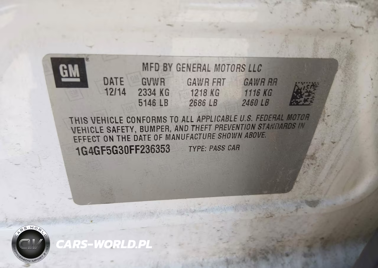 2015 Buick Lacrosse Premium Ii VIN:1G4GF5G30FF236353 - 9