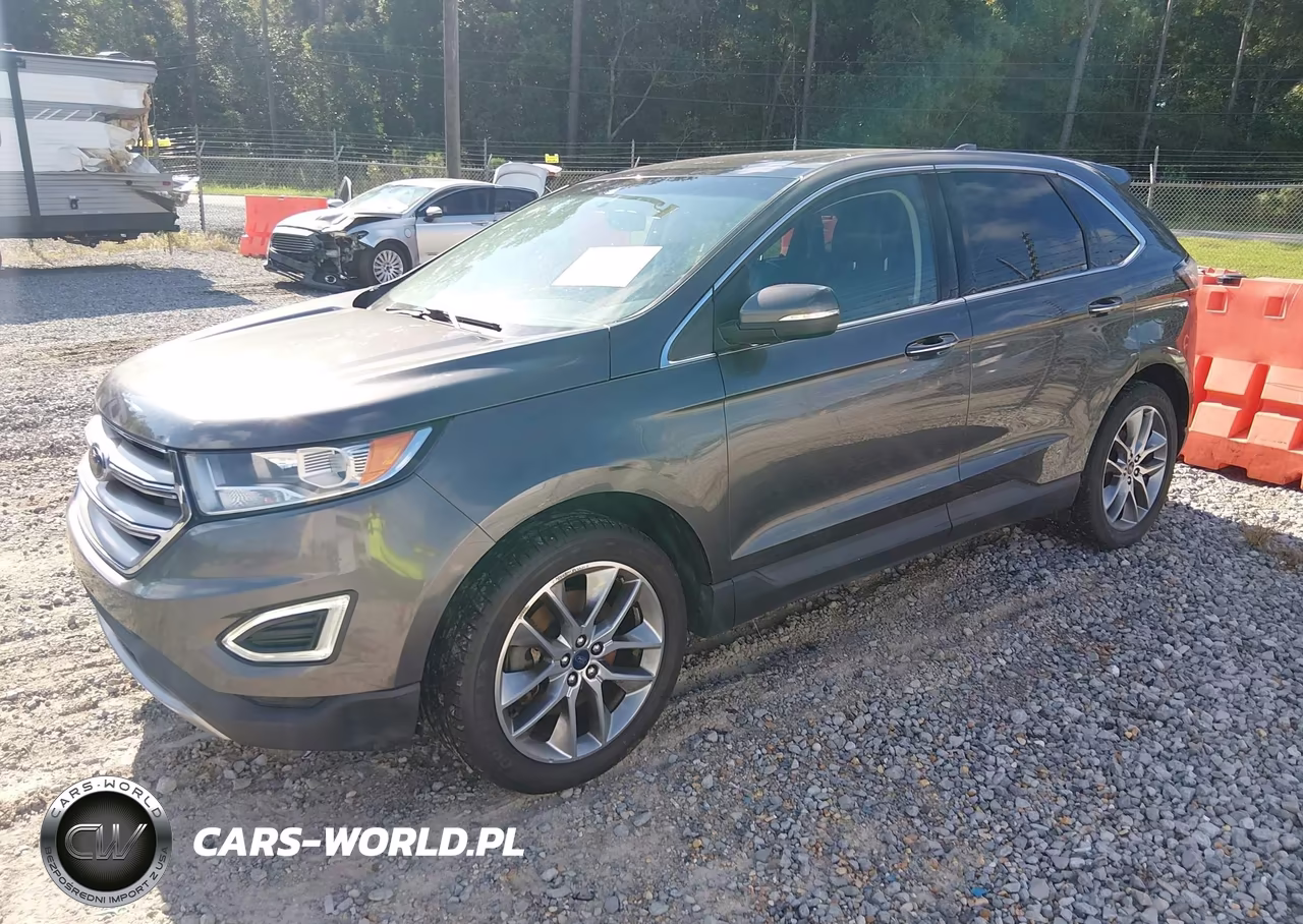 2015 Ford Edge Titanium VIN:2FMTK4K91FBC24133 - 2