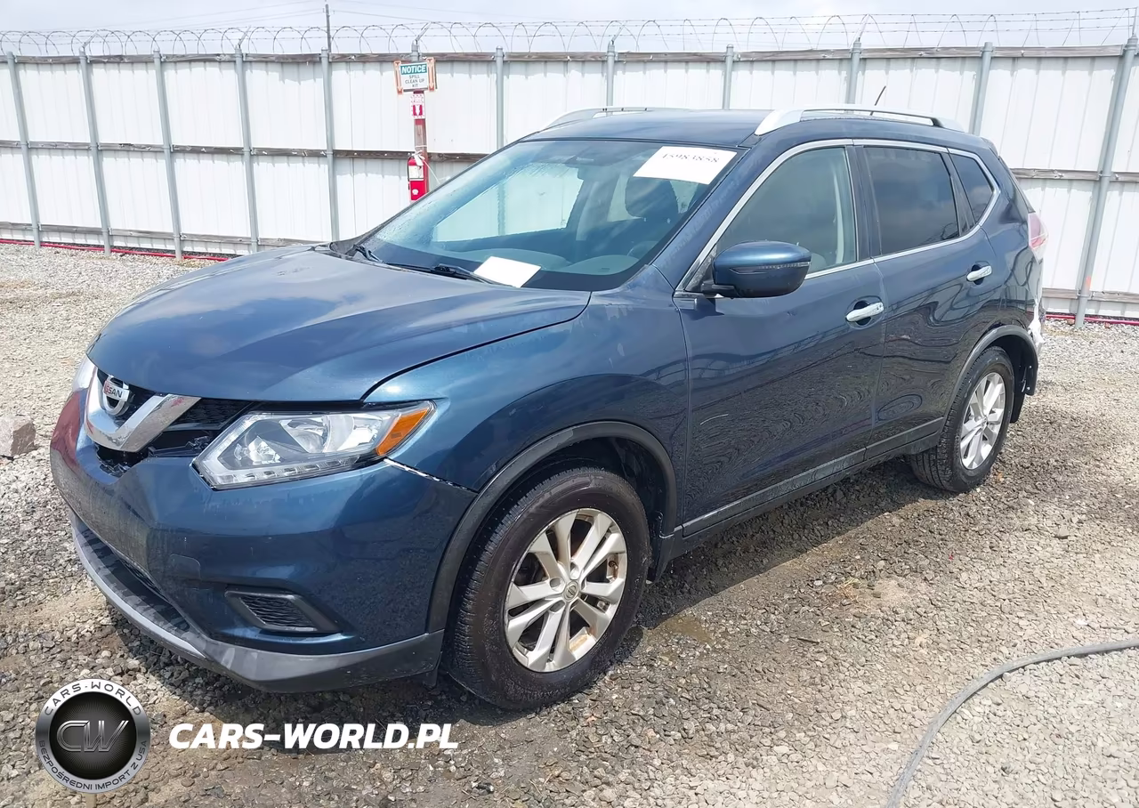 2016 Nissan Rogue Sv VIN:KNMAT2MT7GP622088 - 2
