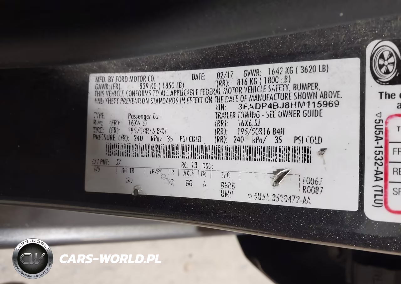 2017 Ford Fiesta Se VIN:3FADP4BJ8HM115969 - 9