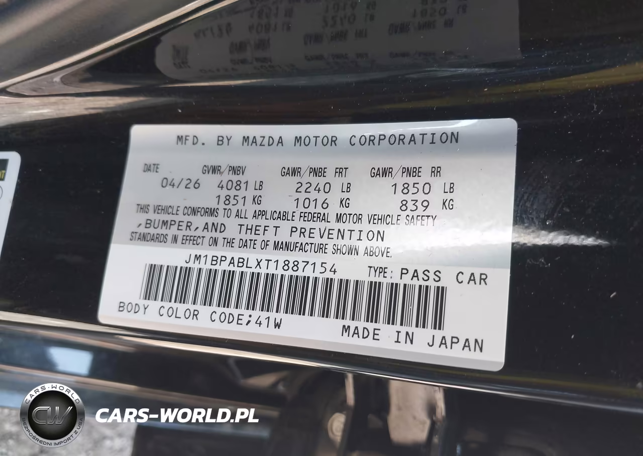 2026 Mazda Mazda3 2.5 S Select Sport VIN:JM1BPABLXT1887154 - 9