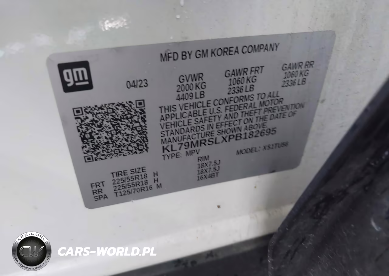 2023 Chevrolet Trailblazer Awd Lt VIN:KL79MRSLXPB182695 - 9