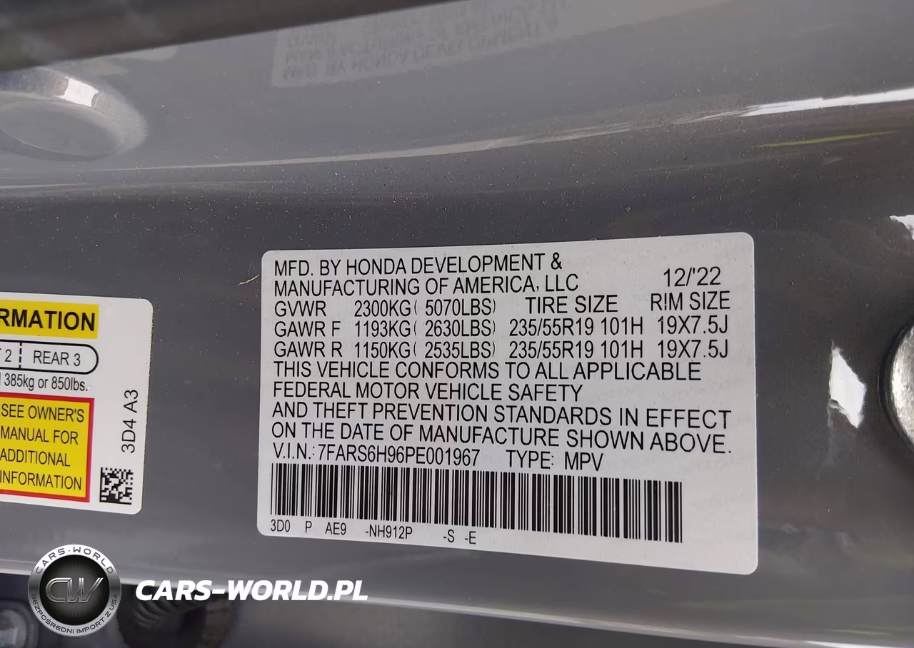 2023 Honda Cr-V Hybrid Sport Touring VIN:7FARS6H96PE001967 - 9