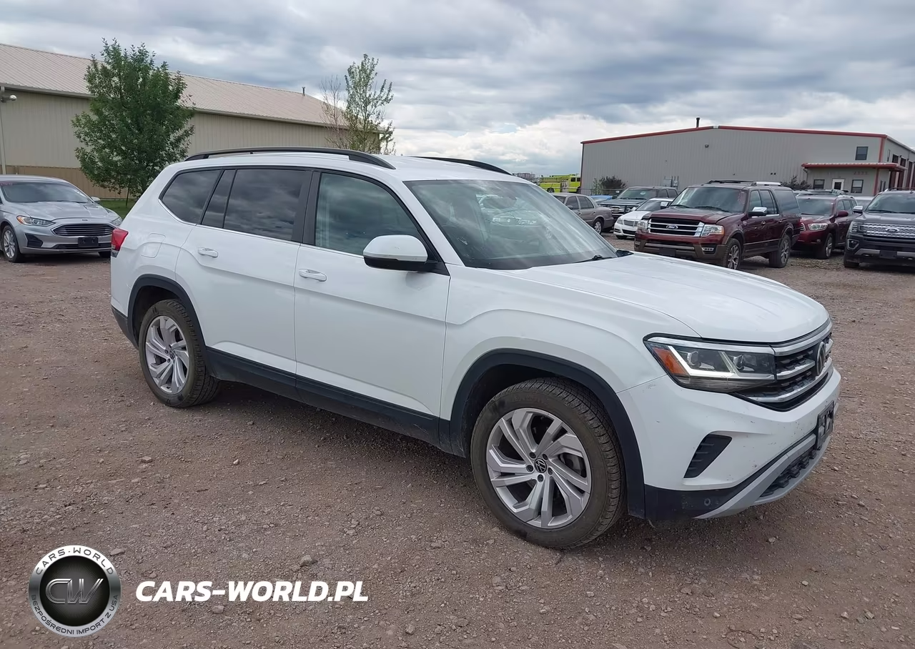 2021 Volkswagen Atlas 3.6L V6 Se W-Technology VIN:1V2HR2CA2MC584493 - 1