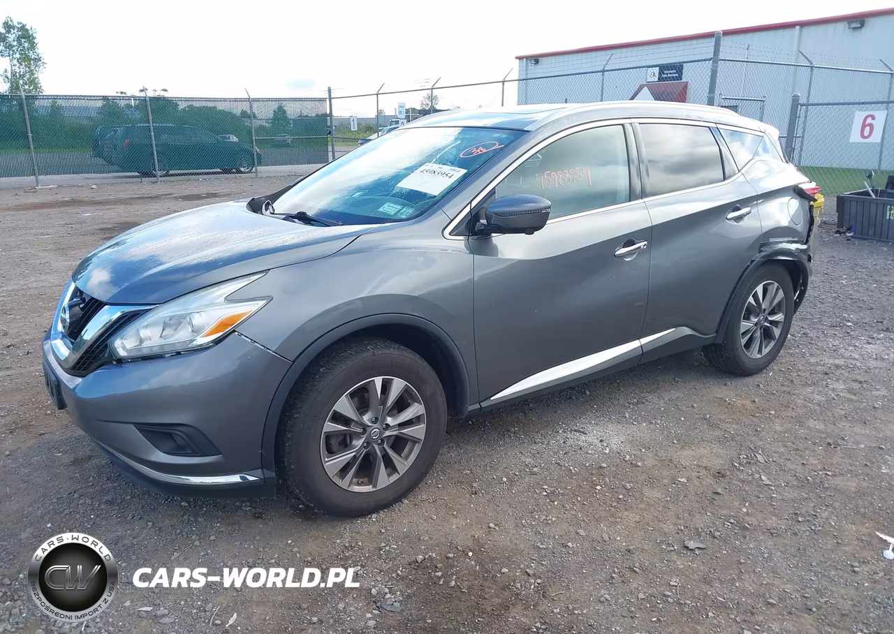 2017 Nissan Murano Sl VIN:5N1AZ2MH0HN186073 - 2