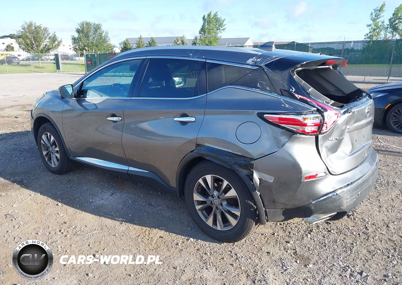 2017 Nissan Murano Sl VIN:5N1AZ2MH0HN186073 - 3