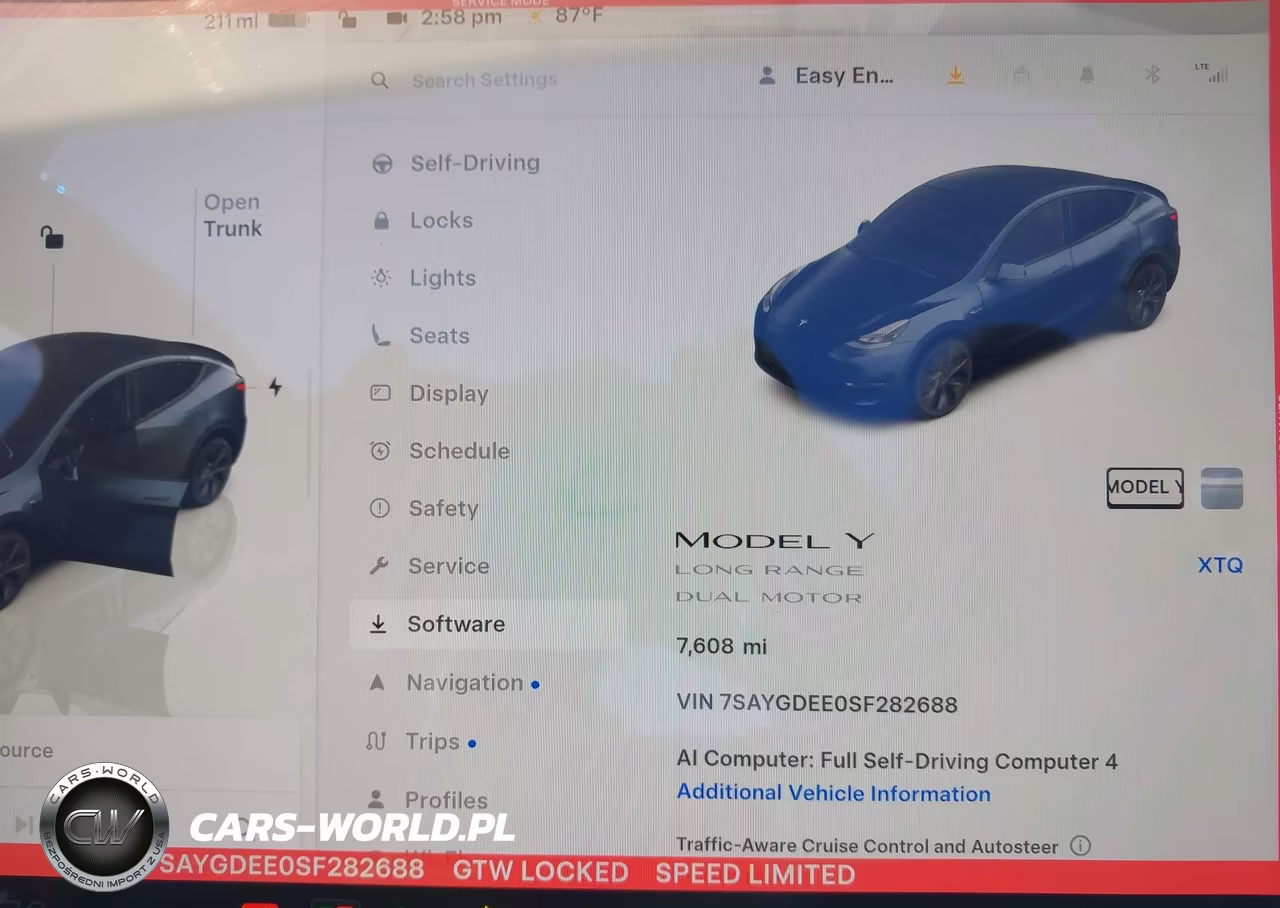 2025 Tesla Model Y Long Range Dual Motor All-Wheel Drive VIN:7SAYGDEE0SF282688 - 7