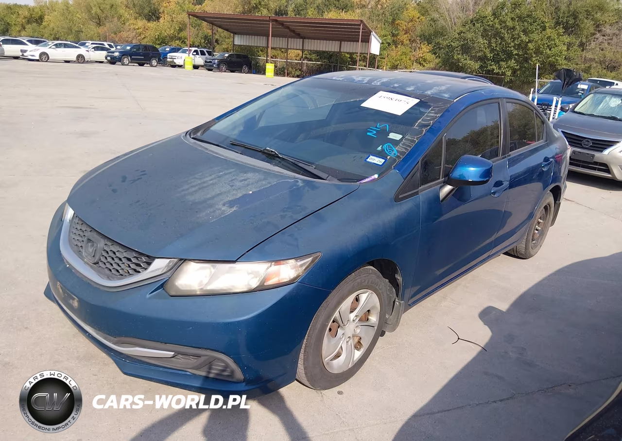2013 Honda Civic Lx VIN:2HGFB2F57DH570602 - 2