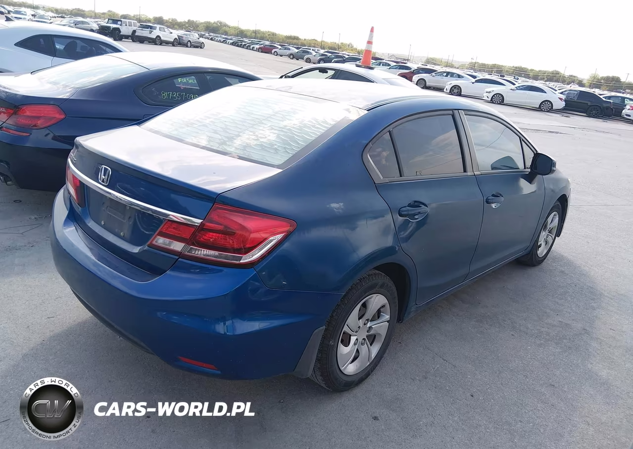 2013 Honda Civic Lx VIN:2HGFB2F57DH570602 - 4