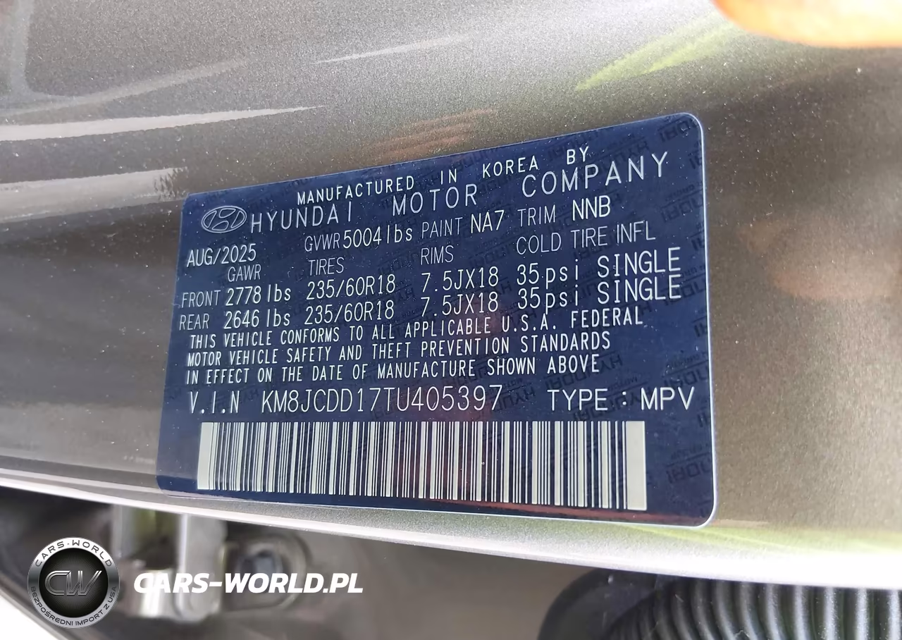 2026 Hyundai Tucson Hybrid Sel Convenience VIN:KM8JCDD17TU405397 - 9