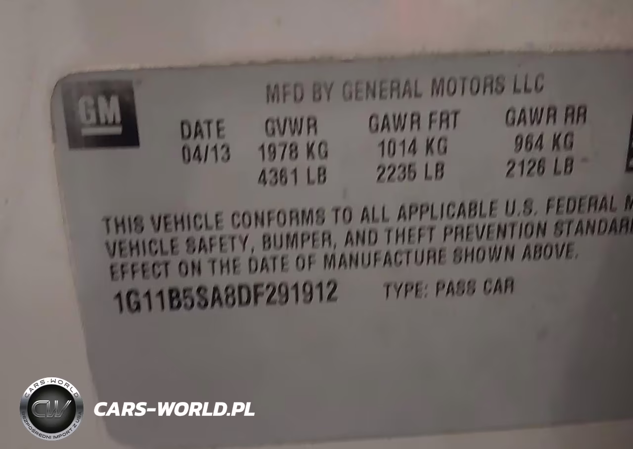 2013 Chevrolet Malibu 1Ls VIN:1G11B5SA8DF291912 - 9