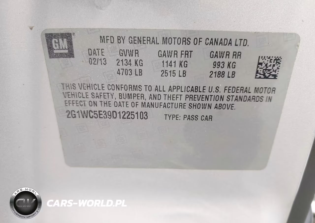2013 Chevrolet Impala Ltz VIN:2G1WC5E39D1225103 - 9
