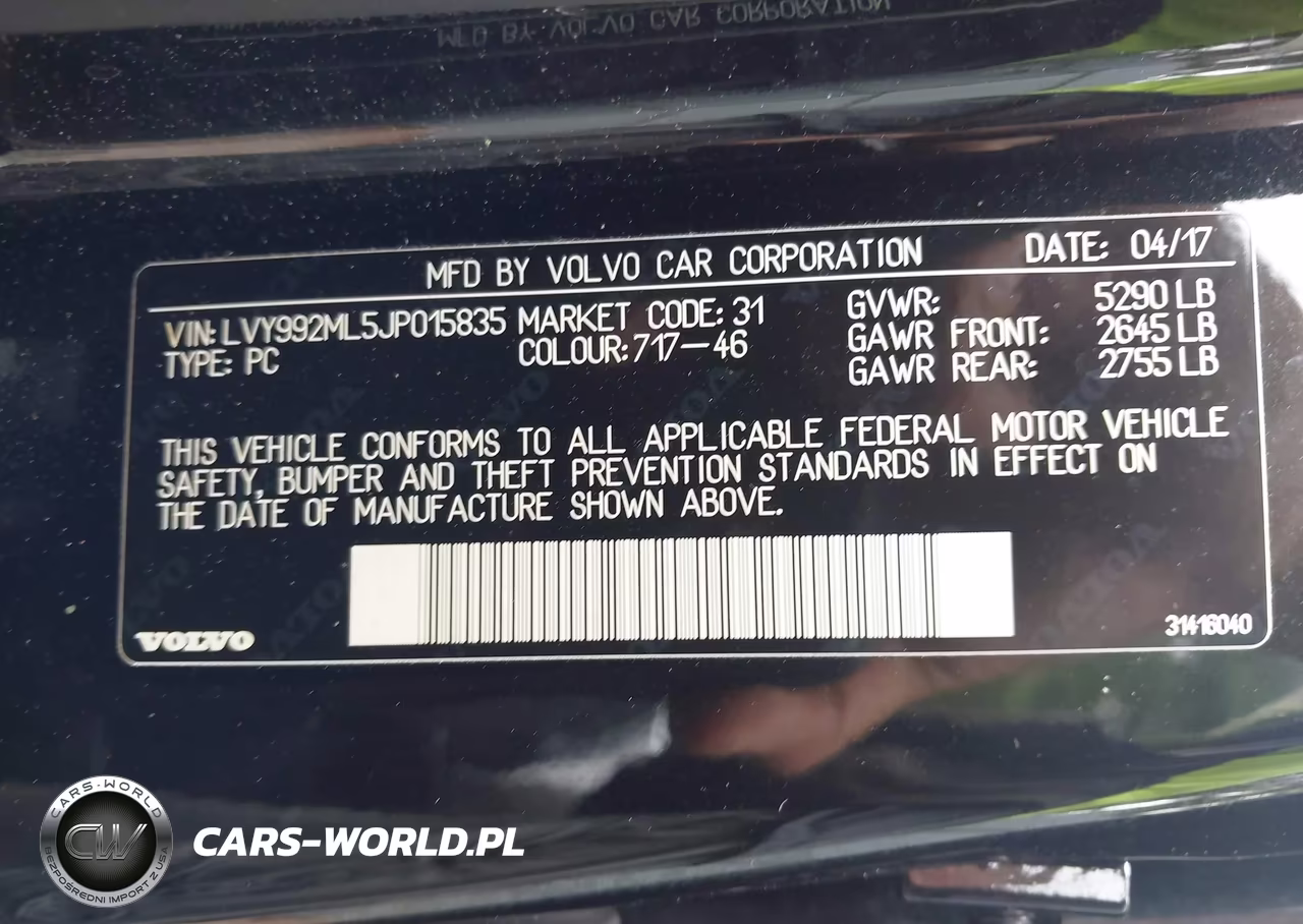 2018 Volvo S90 T6 Inscription VIN:LVY992ML5JP015835 - 9